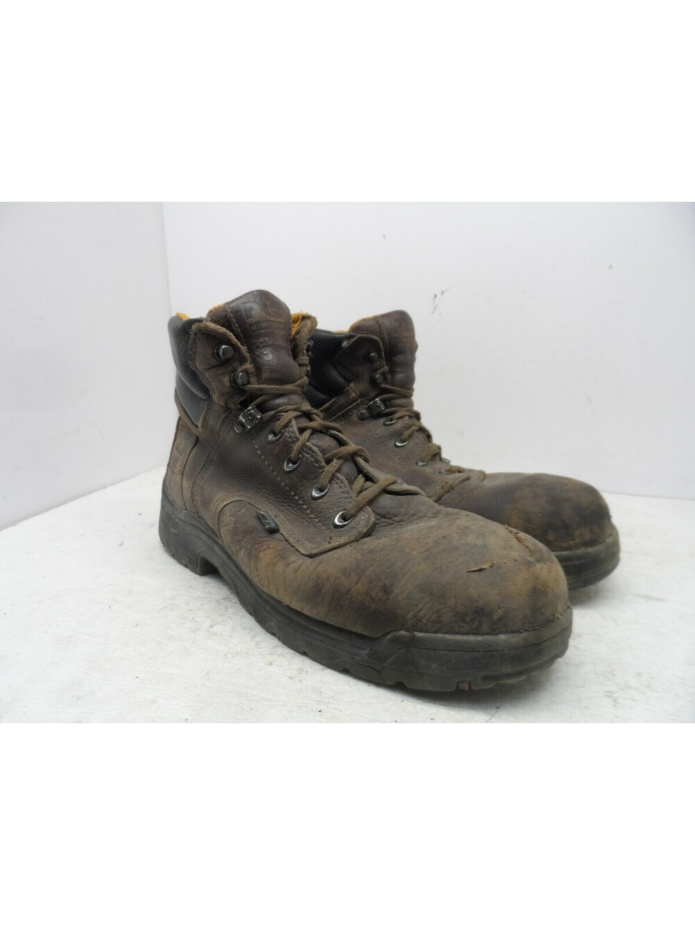 Timberland PRO Men's Titan 6" Alloy Safety Toe Work Boots 26078 Brown Size 12M